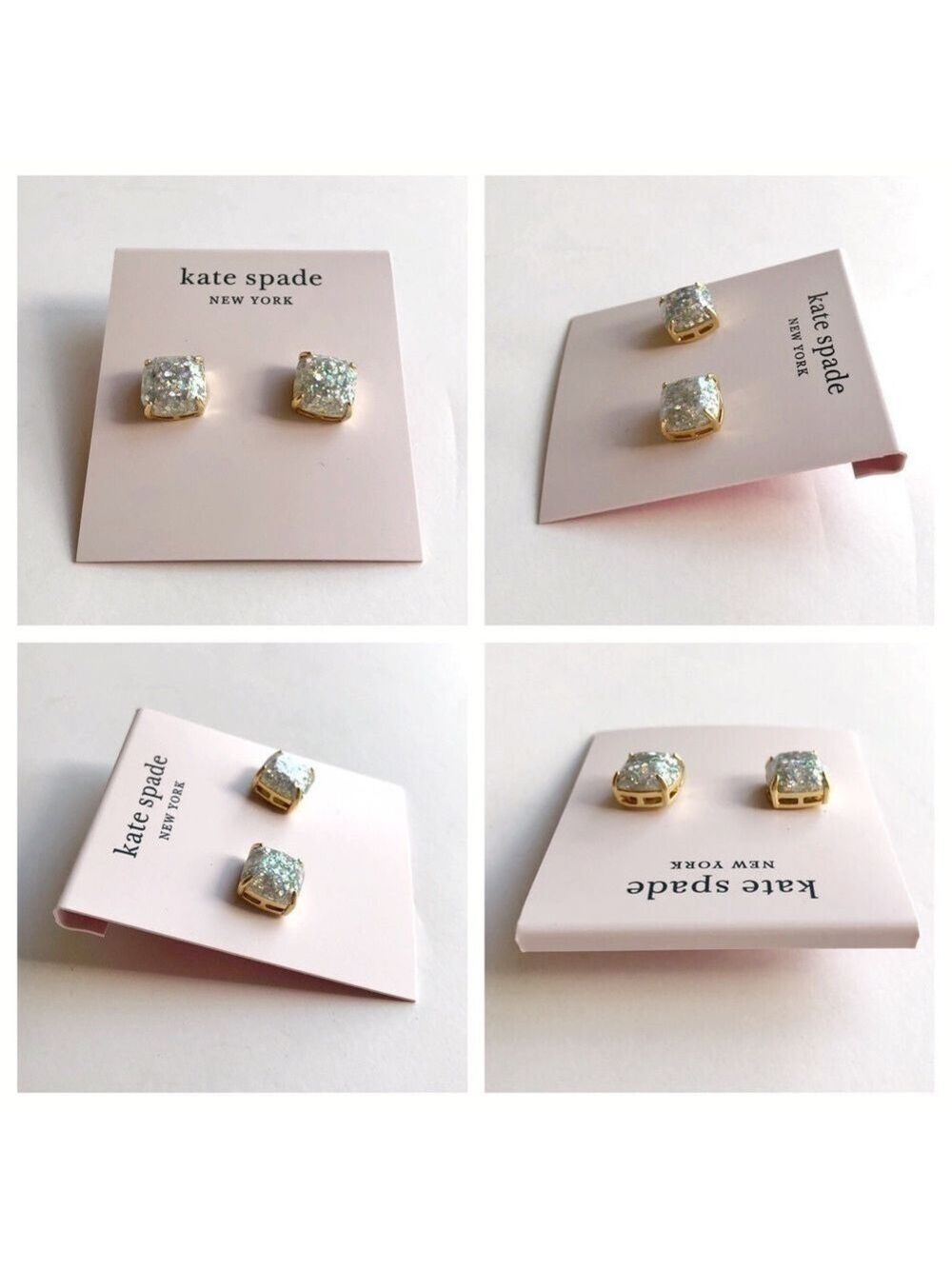 Kate Spade Mini Small Square Stud Earrings - Picture 8 of 11